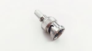 Quality 180° RF Coaxial Connectors 50 Ohm Male Coaxial Cable Wire Connector wholesale