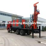 DTH Truck Water Well Drilling Rig Machine With Air Compressor For 200m