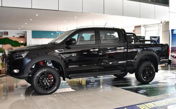 4wd JAC T8 Pro Gasoline Pickup Truck Lhd/Rhd Chinese LED Camera Electric Leather
