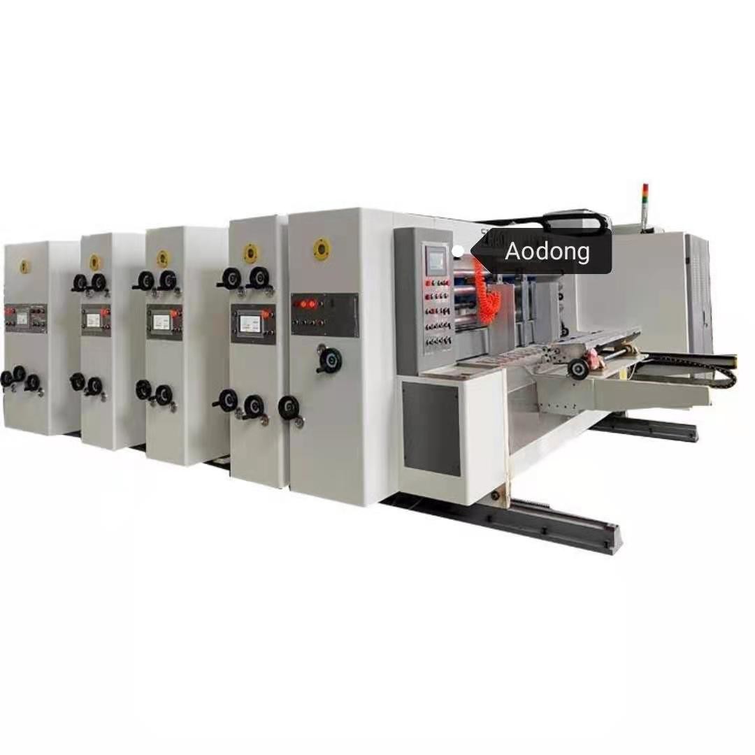 High Speed Flexographic Printing Machine , Rotary Die Cutter For Corrugated