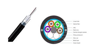 Quality GYFTW Fiber Optic Cable Central Loose Tube Non-Armored Frp Strength Member Waterproof wholesale