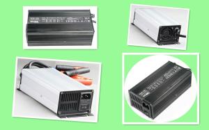 Quality Intelligent 14V 15A Race Car Battery Charger 1.5 KG With Aluminum Black Silver Housing wholesale