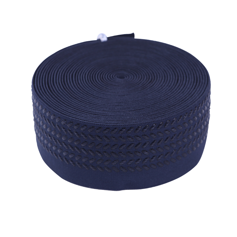 50mm Anti Slip Webbing Transparent Silicone Elastic Gripper Tape