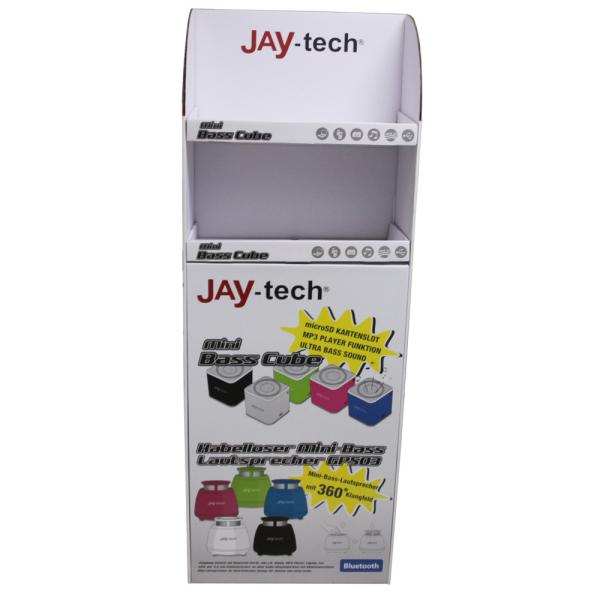 BWFD2019011 Handphone charger Cardboard Floor Displays CMYK 4C Printing Solid