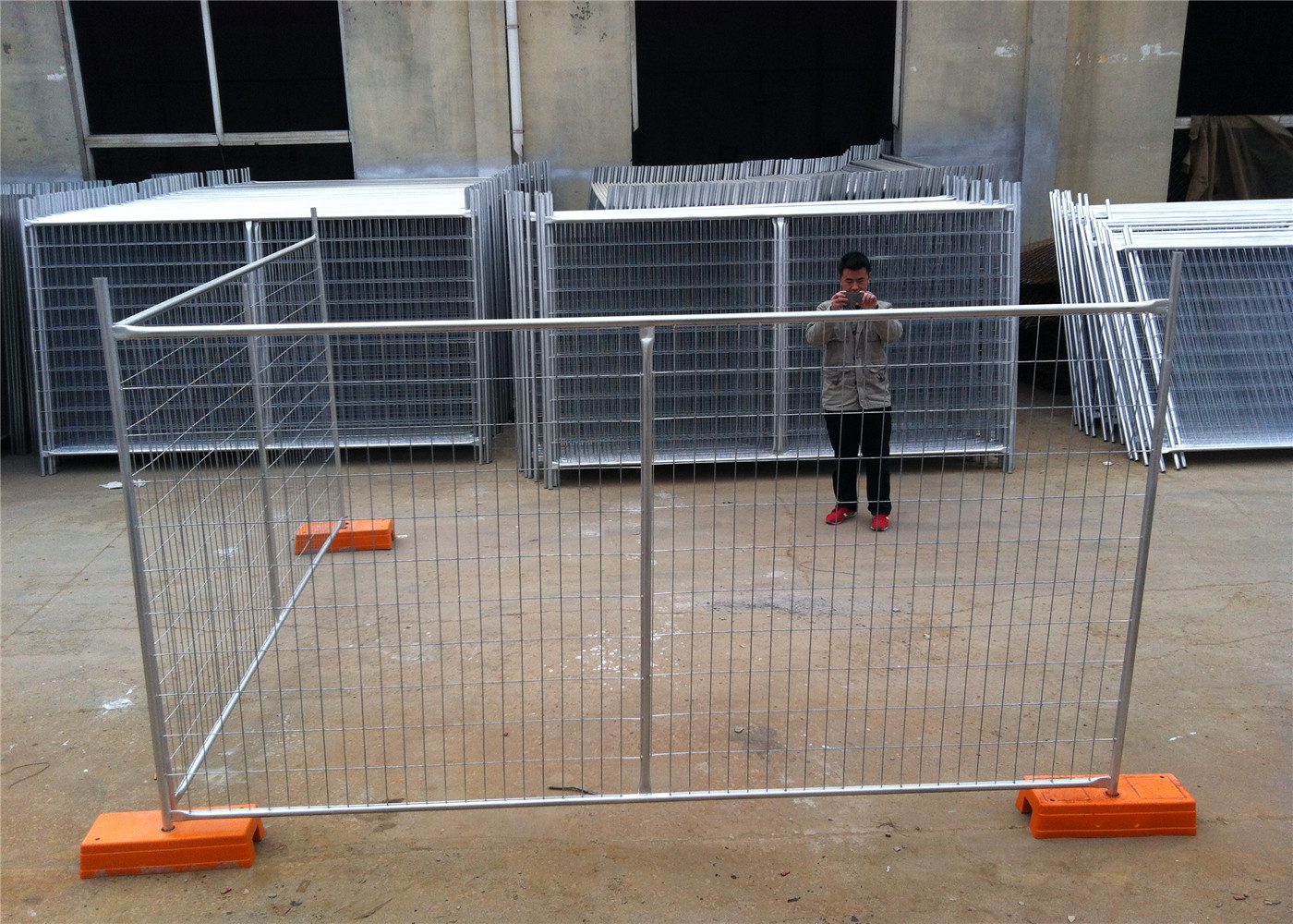 Easily Assembled Portable Chain Link Fence Panels Mesh Pool Safety Fence