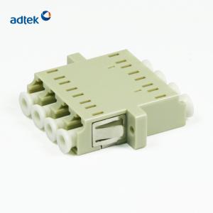 Quality 1000mating LC Quad Adapter , Multimode Fiber Optic Coupler wholesale