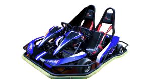 Quality Entertainment Park 65km/H Two Seater Electric Go Kart 2.5h Driving wholesale