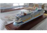 Museum Decoration Royal Caribbean Cruise Ship Models , Quantum Of The Seas Model