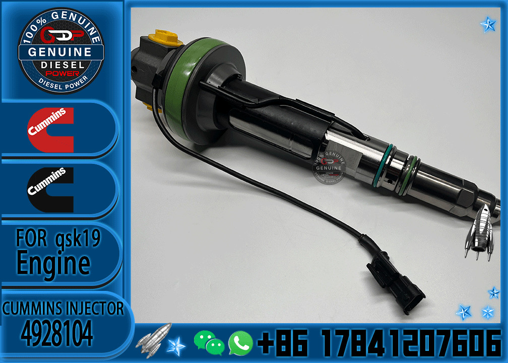 Common Rail Diesel Fuel Injector 4928104 F00BL0J014 For Cummins QSK19 QSK38 QSK60