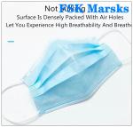 Sterilized 3 Ply Surgical Face Mask Hypoallergenic Dental Masks Daily Protection