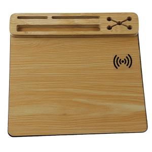 Quality 24V Rectangle Wood Mouse Pad , Mildew Proof Wooden Mouse Mat wholesale