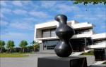 Customized Modern Abstract Sculpture , Metal Outdoor Abstract Yard Sculptures