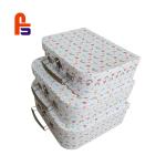 Gift / Craft Industrial Cardboard Suitcase Paper Box Offset Printing Decorative