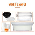120mm Depth Plastic Bowl Making Machine Vacuum Forming Packaging 720mm Length