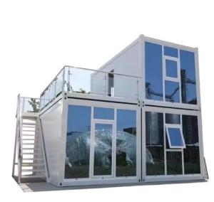 Quality 20ft 40ft Light Steel Flat Pack Container Prefab House For Two Layers Apartment wholesale