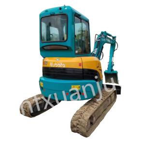 Quality 21kW Used Mini Excavator 135 Kubota Micro Digger 2250rpm wholesale