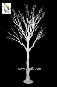 Quality UVG wedding centerpiece ideas white plastic dry tree fake decorative twigs for tables DTR29 wholesale