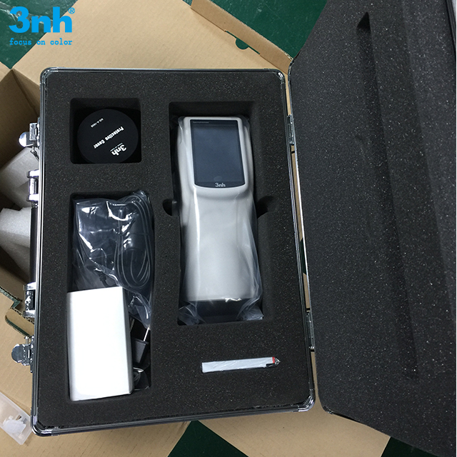 Coffee spectrophotometer with accessory universal test components for color difference delta E check NS810