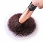 Jessup 15pcs Rose Gold Makeup Brushes Natural Hair Cosmetic Brush Kit