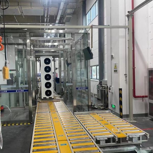 Galvanized Steel Pipe Energy Storage Air Conditioner Assembly Line High