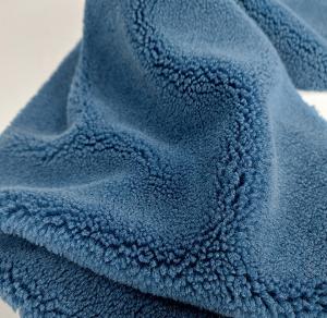 Quality Solid Color Polyester Sherpa Fleece Fabric 490gsm For Pillowslip Bag wholesale