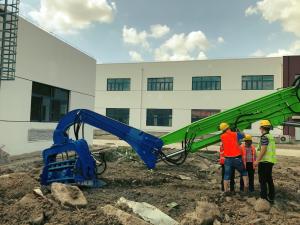 Quality 30T Sheet Pile Driving Machine 3500RPM For Photovoltaic Industry wholesale