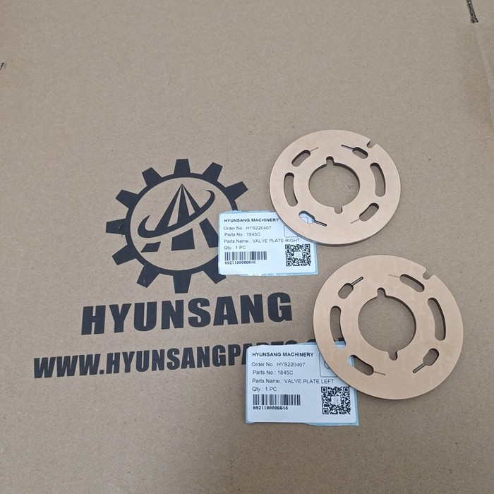 Hyunsang Excavator Parts Valve Plate Right 1845C K9004385 120-5724 0451003