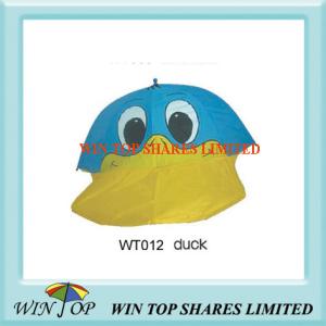 Quality Blue and Yellow Duck Cartoon Umbrella wholesale
