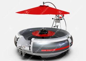 Quality 10 Person BBQ Boat Electric BBQ Donut Boat Leisure Barbecue Boat For Sale With Rgb Led Lights wholesale