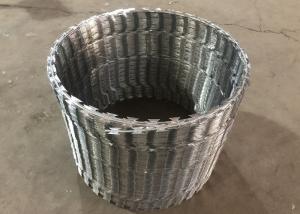 Quality 60cm Helical Barbed Galvanized Steel BTO 22 Razor Wire wholesale