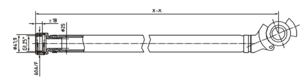 11MPA Railway Braking System Hose Connector UIC Standard Electrophoretic Coated