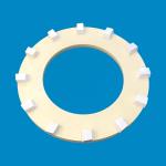 Al2O3 Alumina Ceramic Crusher Parts Accessories High Wear Resistance Crushing