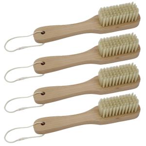 Quality Wooden Handle Soft Fiber Bristle Brush For Household Cleaning Laundry Clothes Shoe wholesale