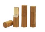 Cylinder Shape Bulk 3.5g Bamboo Lip Balm Tubes