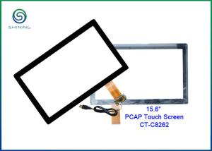 Quality 15.6 Inch Projected Capacitive Touch Screen With Strengthened Cover Glass wholesale