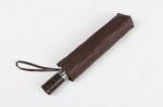 Brown Small Automatic Umbrella , Mini Auto Open Compact Travel Umbrella