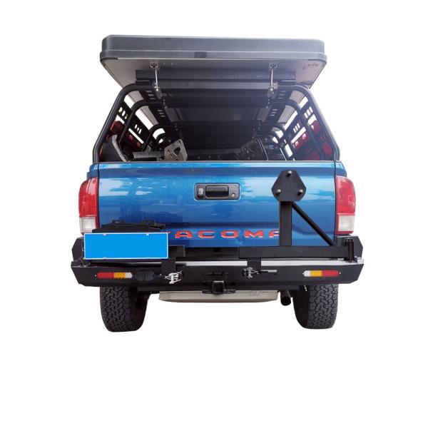 Toyota Tacoma Car Bumpers Conversion Steel Front Bumper for 4x4 Accessories