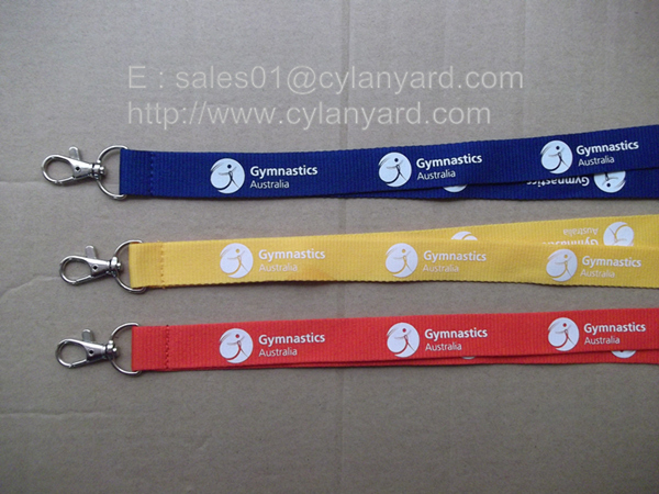 Dye  coloured id badge lanyards