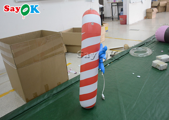 35 Inch Outdoor Inflatable Holiday Decorations Christmas Candy Cane