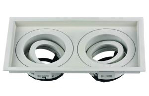 Quality Double / Quadruple Head Recessed LED Ceiling Lights 200x200x52mm wholesale