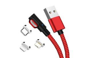 Quality QS MG7007, 90 Degree Magnetic USB Data Cable wholesale
