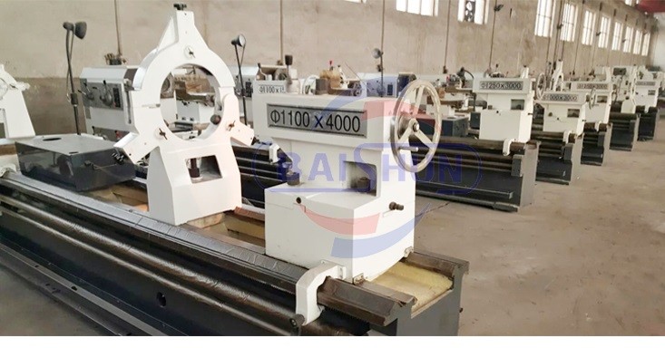 CW6180Q Brake Drum Brake Disc Lathe Machine Metal Pipe Threading Horizontal