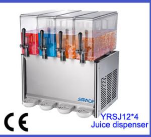 Quality Four Tanks Fresh Juice Dispenser Machine , Restaurant / Party Beverage Dispenser wholesale