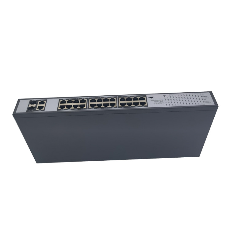 PG-F2R26 24 ports 1000m PoE switch with 2 1000m 2SFP uplink