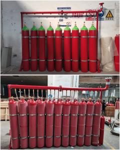Quality Nitrogen IG100 Inergen Gas Fire Suppression System 80 Liter wholesale