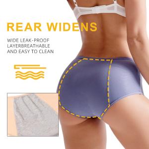 Quality Bamboo Viscose Fabric Leak Proof Period Underwear L-8XL Female 3 Layers wholesale