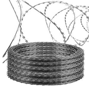 Quality Galvanized And Powder Coated Barbed Wire Fencing For Outdoor Perimeter Security wholesale