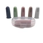 OEM ODM Infant Finger Toothbrush 360 Degree Silicone Finger Toothbrush For