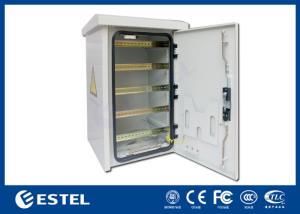 Quality DIN Rail Outdoor Pole Mount Enclosure Three - Point Lock With Fan Cooling wholesale
