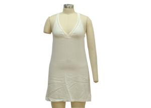 Quality White Halter Neck Casual Ladies Wear Comfortable Sexy Women'S Night Dress wholesale